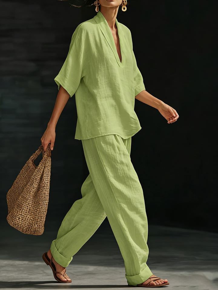 Noressa - Effortless Linen Two-Piece Set