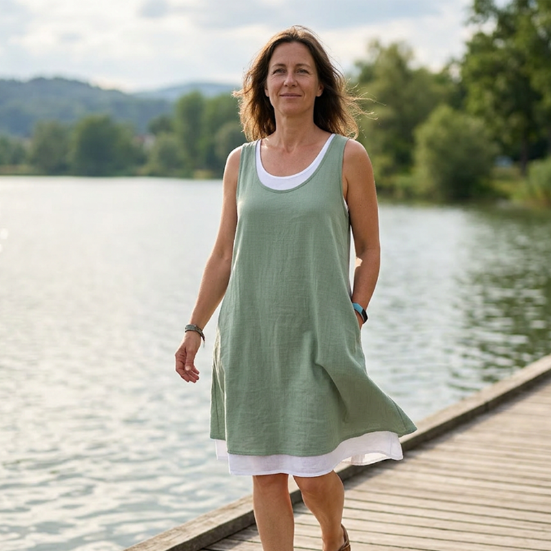 Beatrixa - Lightweight Midi Dress