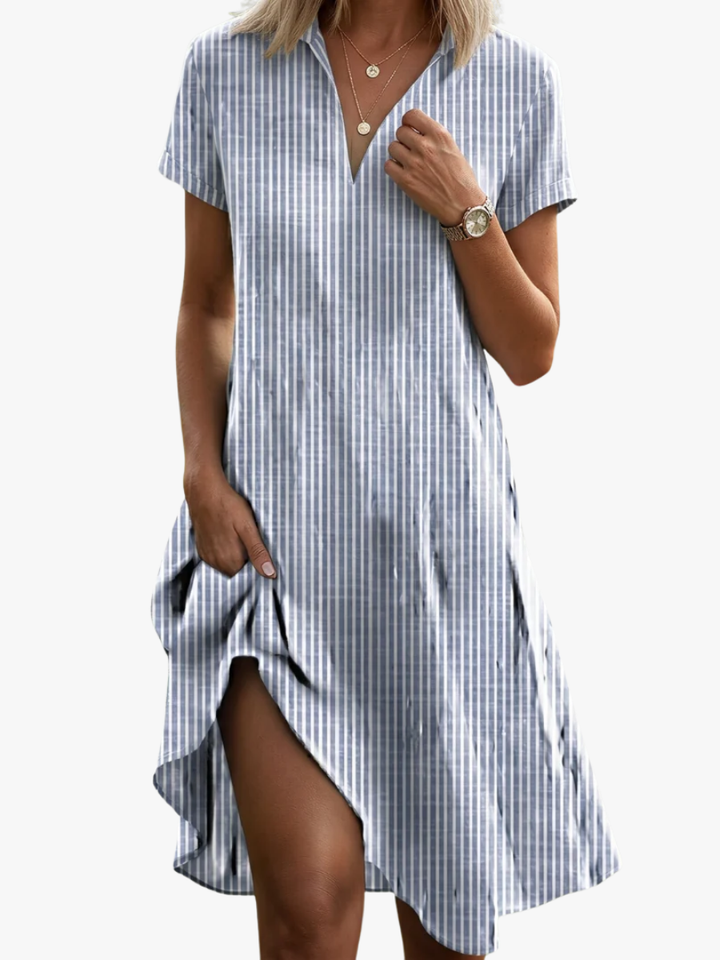Leorine - Soft-Touch Floral Midi Dress