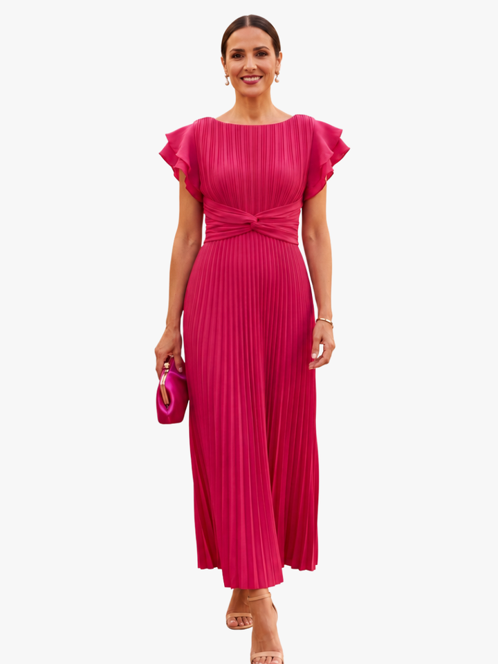 Novalie - Fluid Pleated Maxi Dress