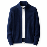 Cass - Structured Zip-Up Cardigan