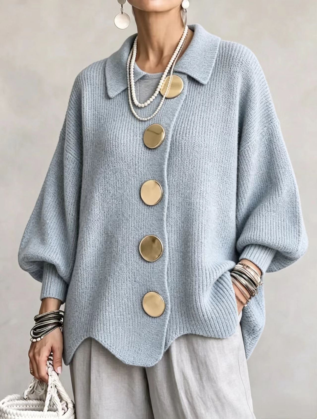 Kaelinae - Heavyweight Oversized Cardigan