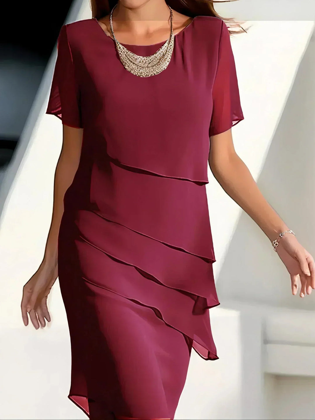 Raveira - Soft-Touch Draped Dress