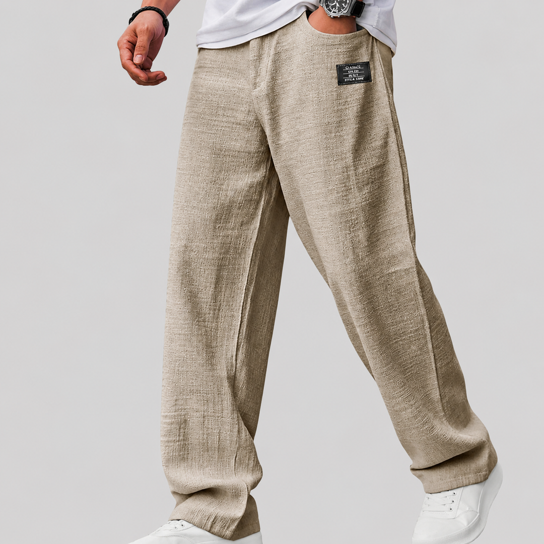 Ashwin - Relaxed-Fit Linen Trousers