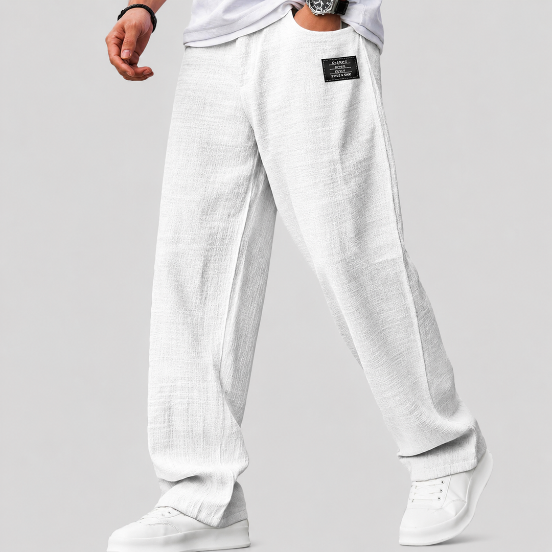 Ashwin - Relaxed-Fit Linen Trousers