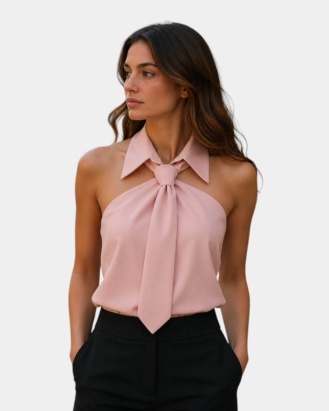 Piper - Elegant Halter-Neck Blouse