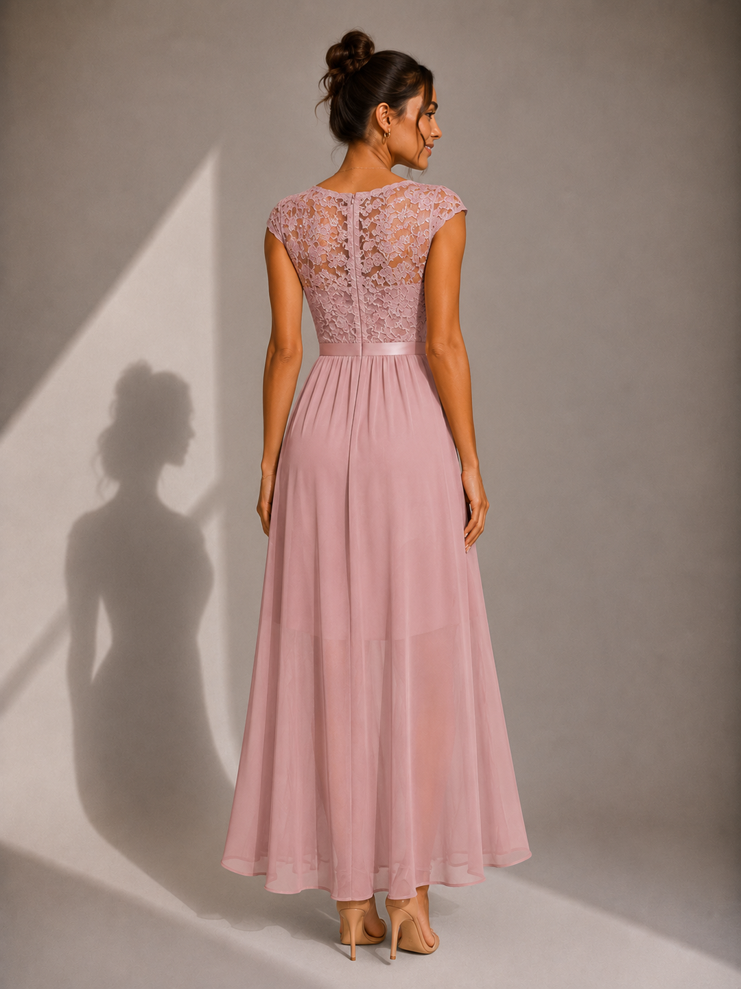 Ainsley - Embroidered Evening Gown