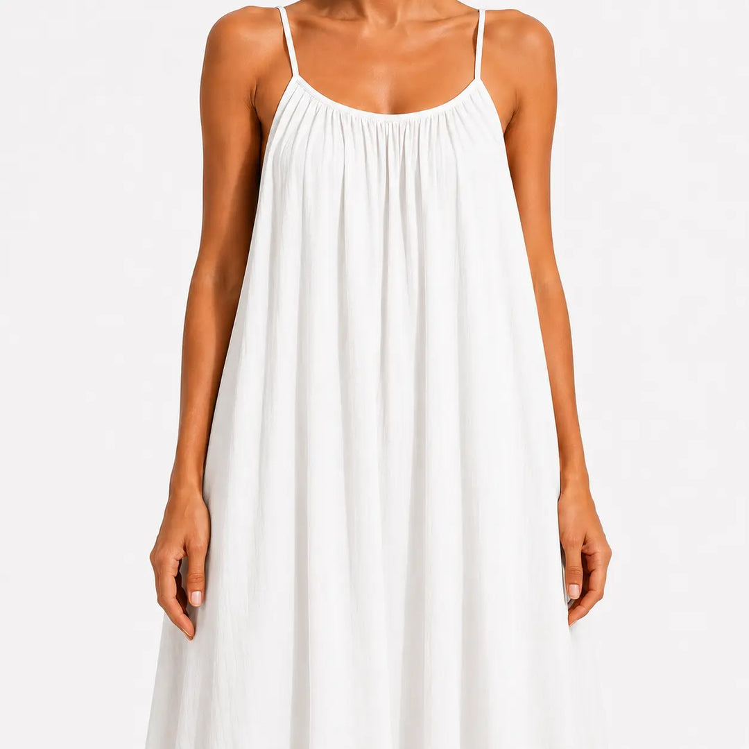 Melody - Soft-Touch V-Neck Wrap Midi Dress