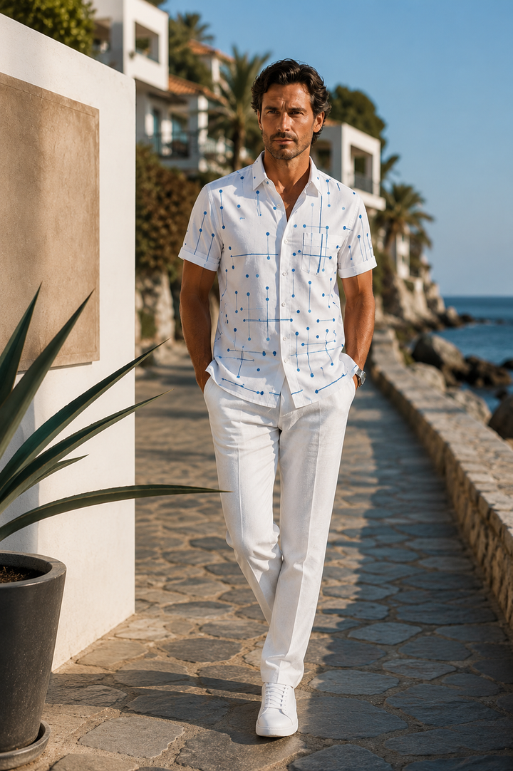 Norbridge - Soft-Touch Men's Beach Shirt