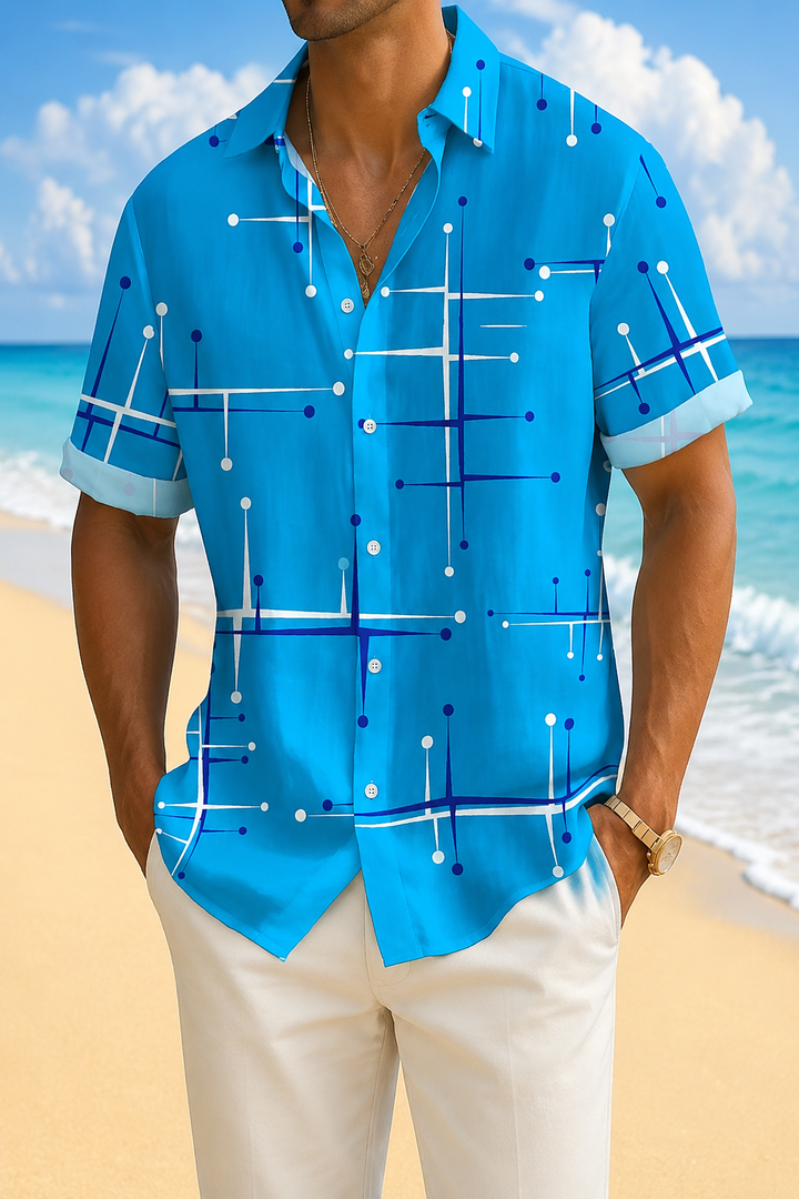 Norbridge - Soft-Touch Men's Beach Shirt