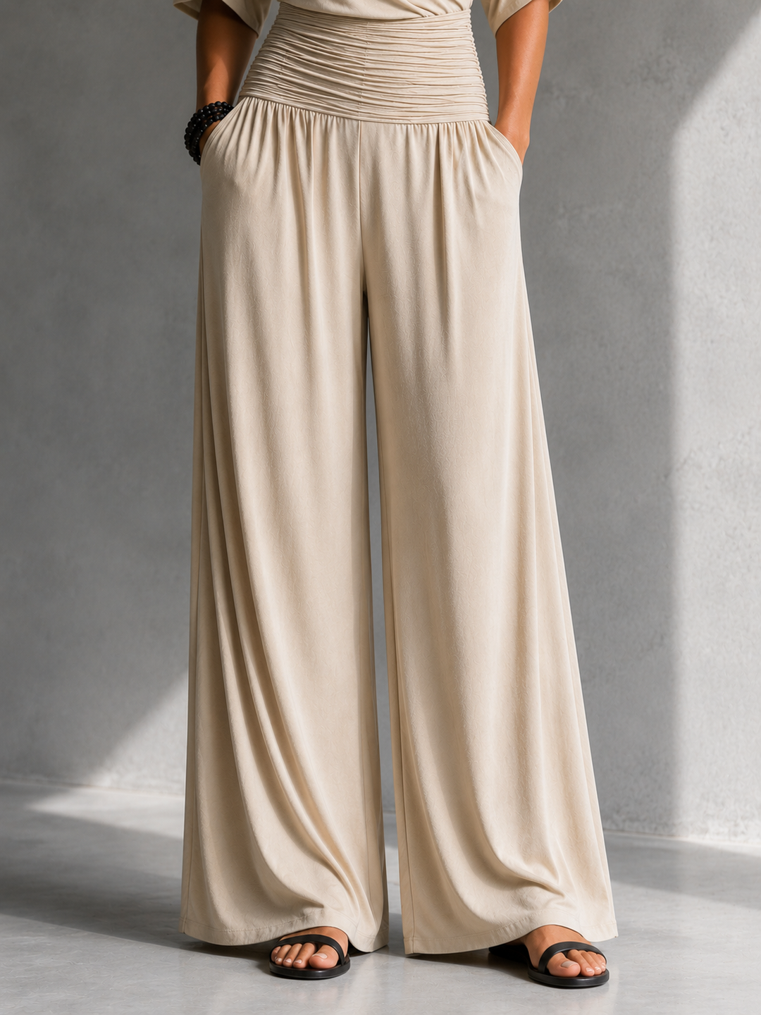 Odelisse - Soft-Touch Wrap Jumpsuit