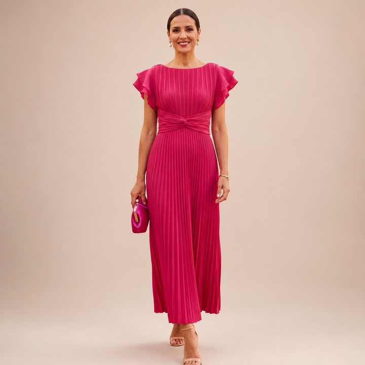 Novalie - Fluid Pleated Maxi Dress