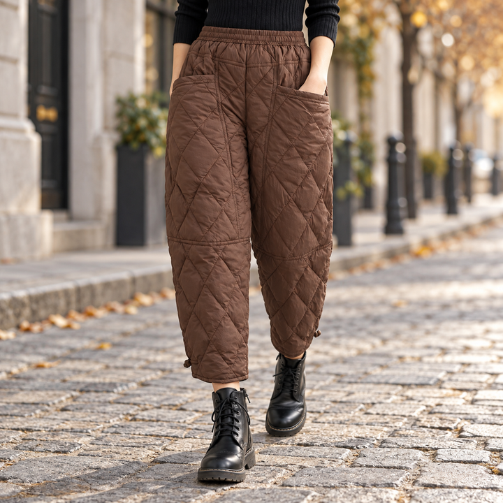 Wilma - Quilted Trousers