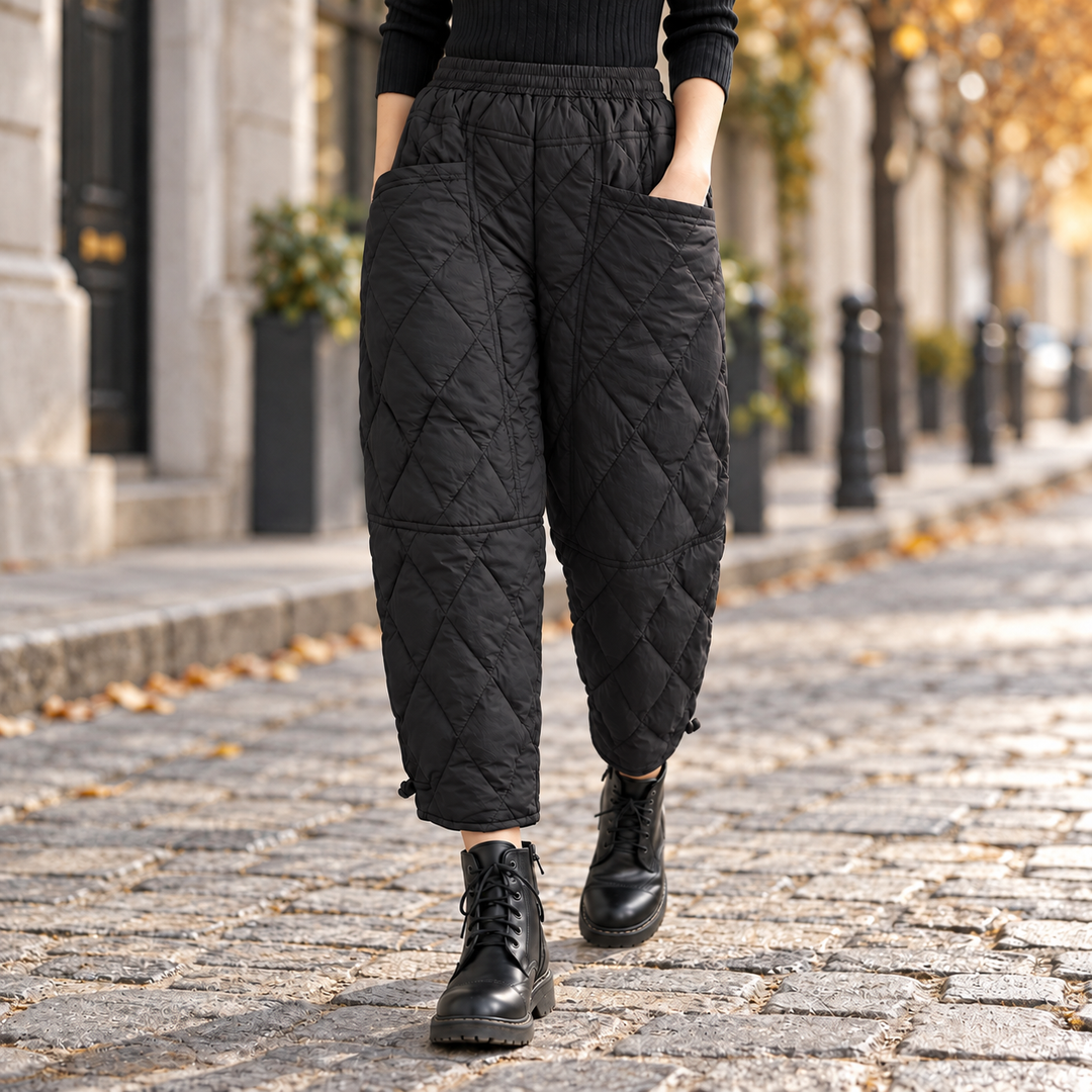 Wilma - Quilted Trousers
