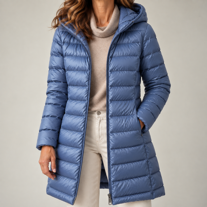 Kaelin - Heavyweight Longline Hooded Puffer Coat