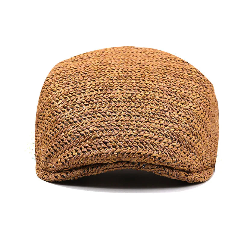 Zorven - Breathable Herringbone Flat Cap