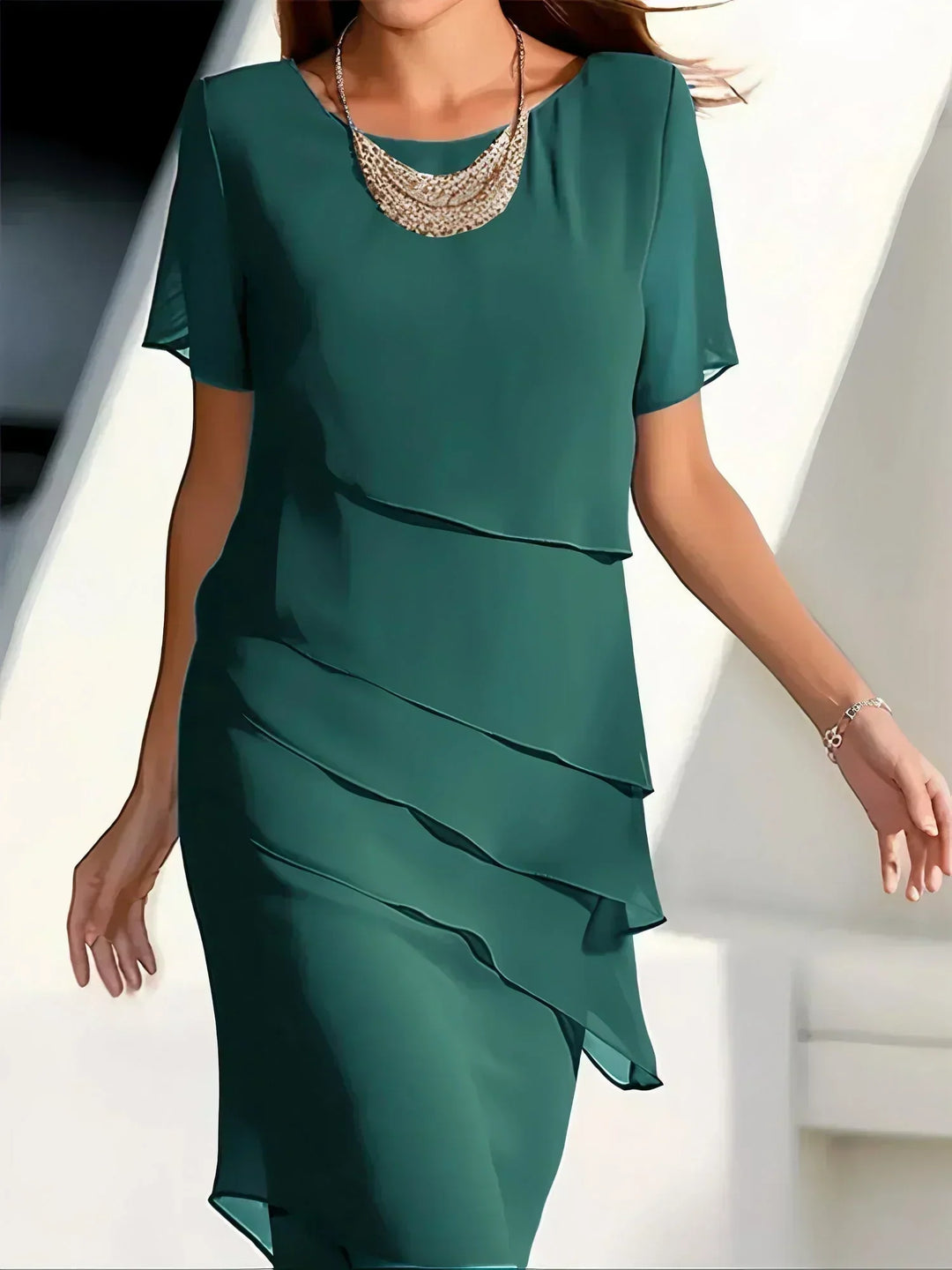 Raveira - Soft-Touch Draped Dress
