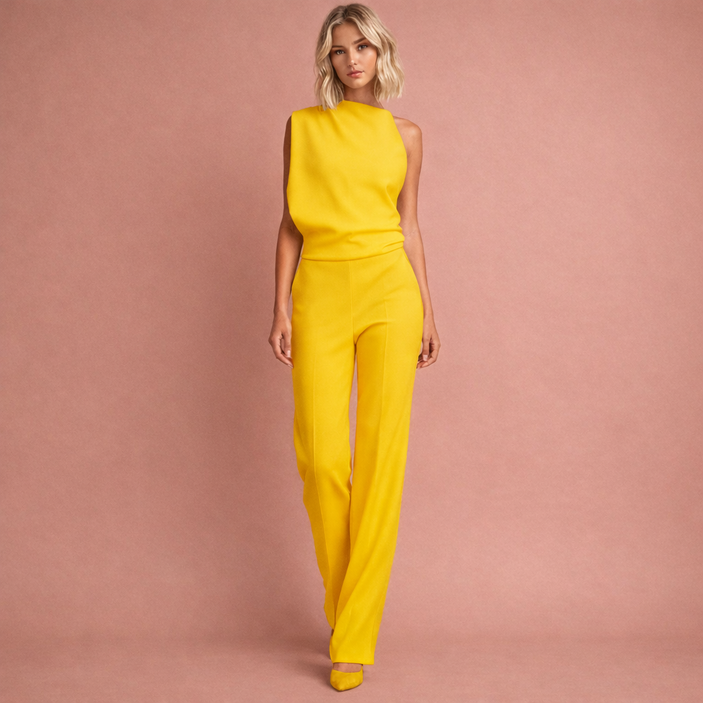 Georgiana - Airy Sleeveless Wide-Leg Jumpsuit