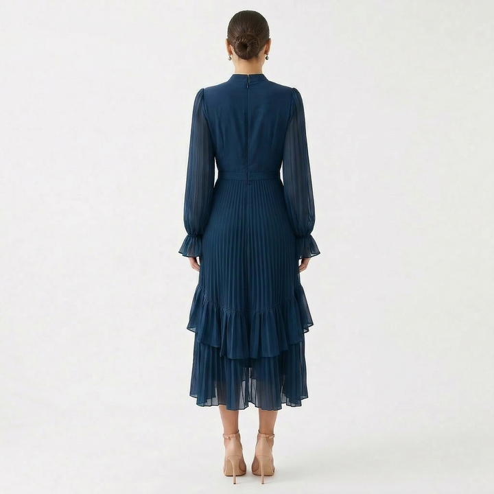 Kiana - Sculptural Pleated Evening Dress