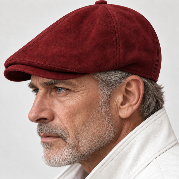 Marten - Topstitched Panelled Beret