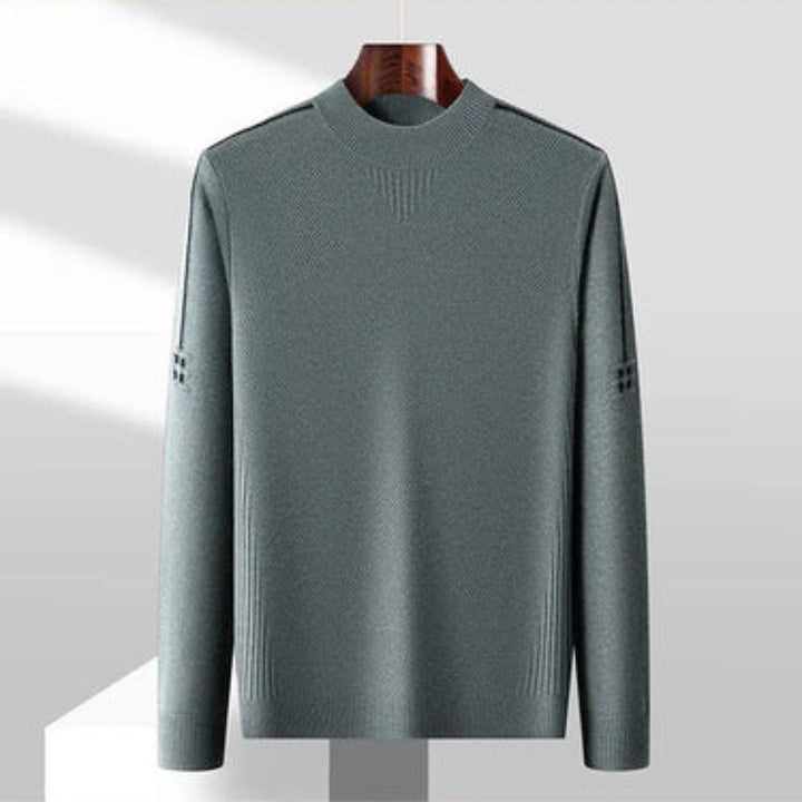Kelvis - Textured Jacquard Turtleneck Sweater
