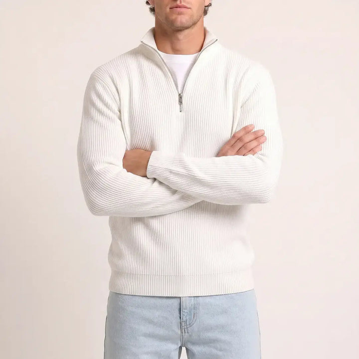 Beadlow - Soft-Touch Half-Zip Sweater
