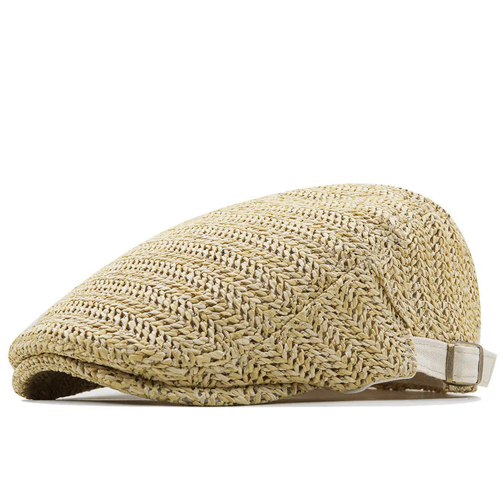 Zorven - Breathable Herringbone Flat Cap
