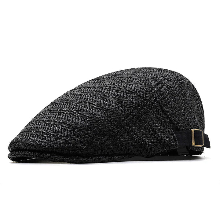 Zorven - Breathable Herringbone Flat Cap