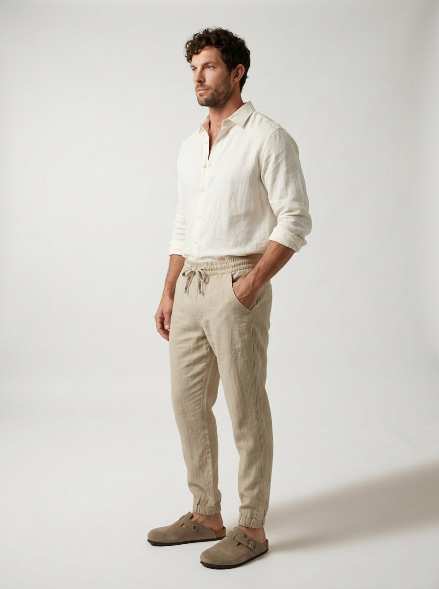 Carrick - Lightweight Linen Joggers