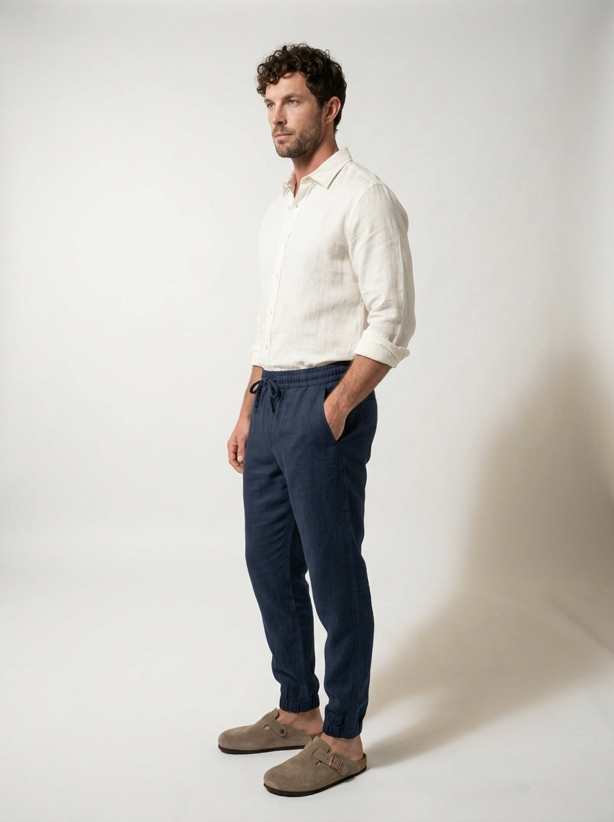 Carrick - Lightweight Linen Joggers