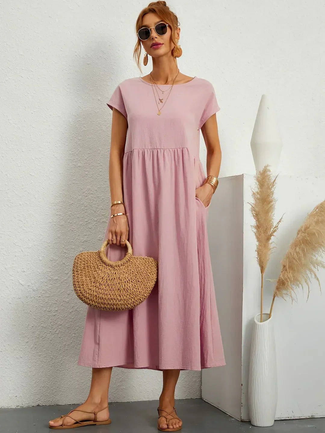 Keiraen - Soft-Touch Elegant Dress