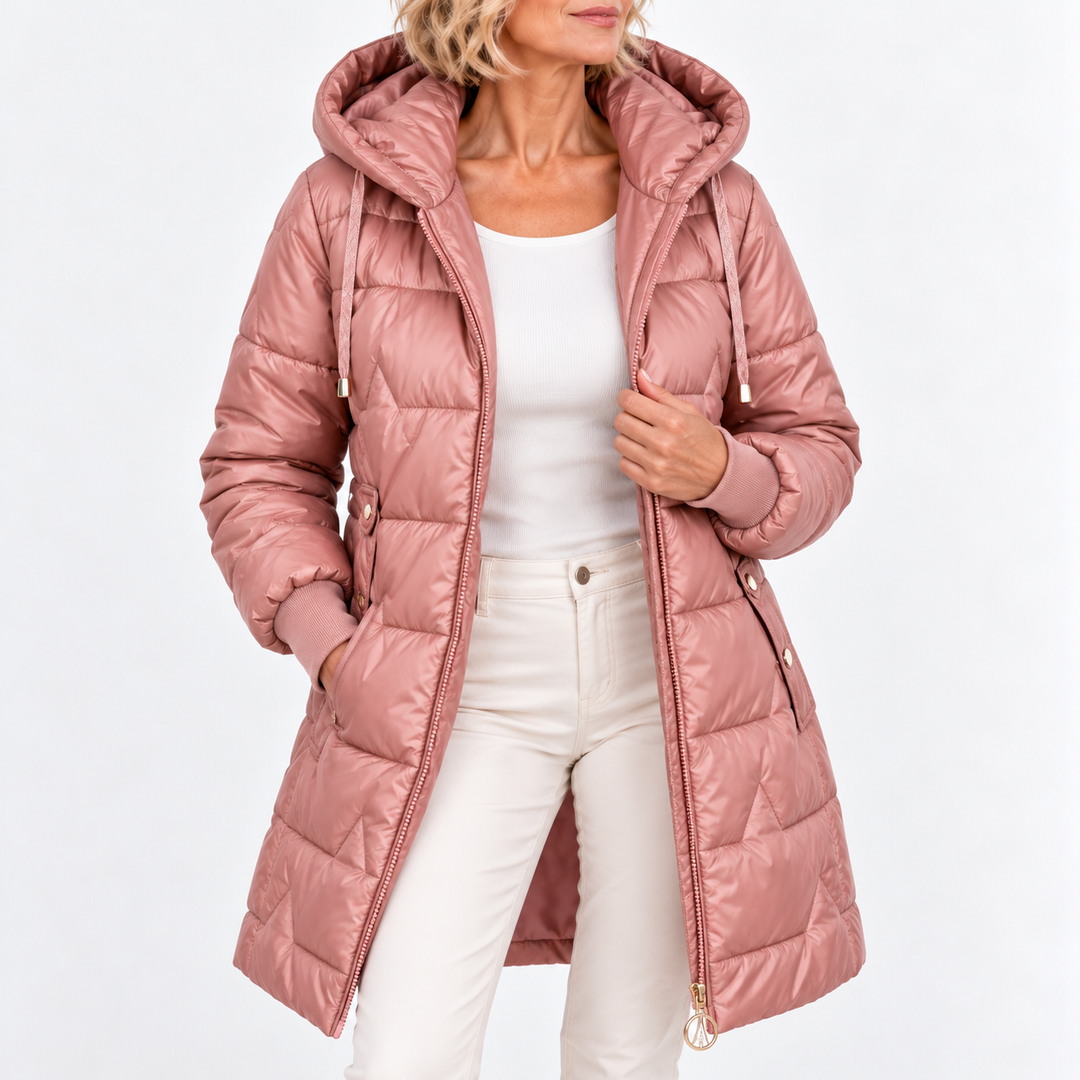 Unaise - Quilted Hooded Jacket