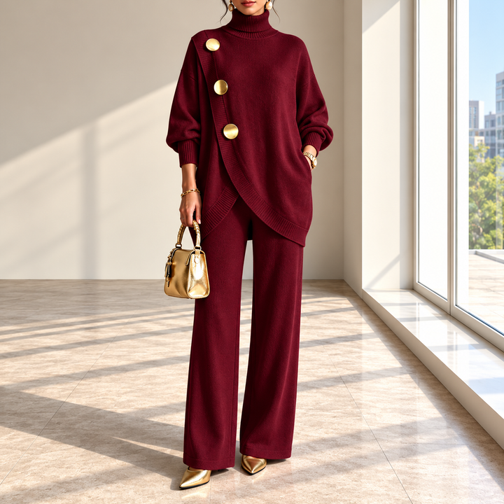 Niamh - Soft-Touch Knit Two-Piece Set
