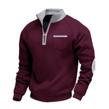 Ivervane - Soft-Touch Half-Zip Jumper