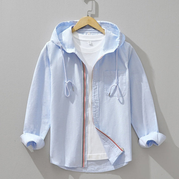 Jexon - Lightweight Linen Hooded Shirt