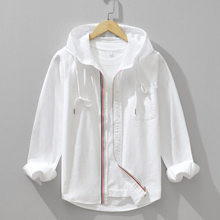 Jexon - Lightweight Linen Hooded Shirt