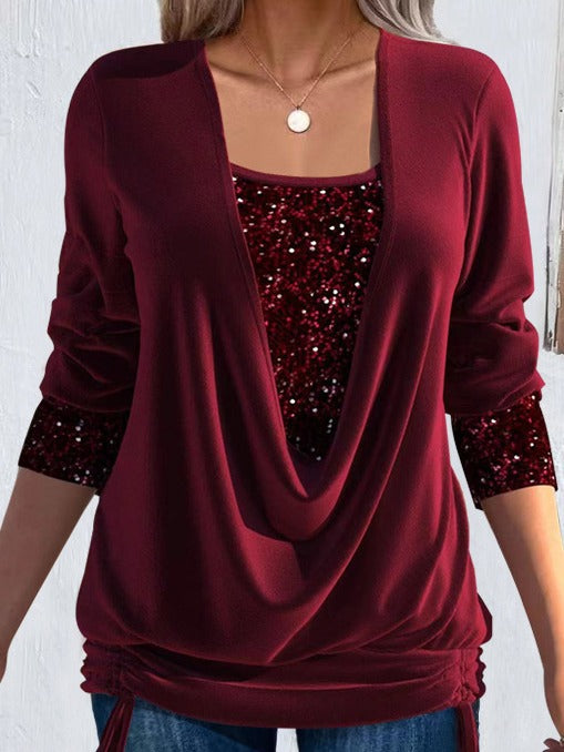 Ariellea - Soft-Touch Draped Blouse