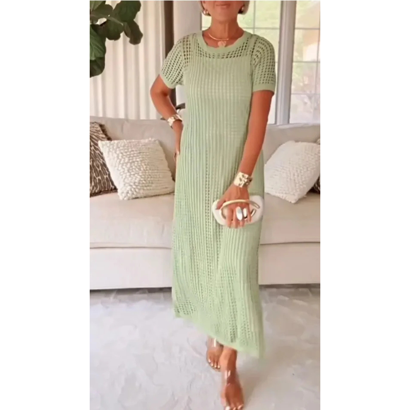 Valesse - Soft-Touch Layered Maxi Dress