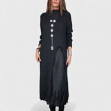 Aravina - Soft-Touch Layered Sweater & Dress Set