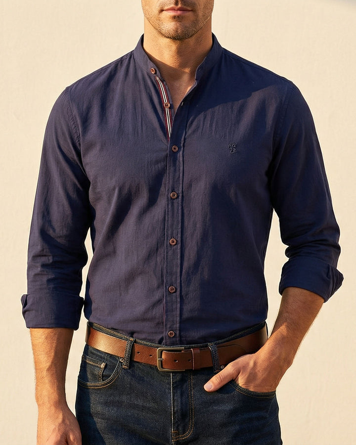 Rydoril - Crisp Officer-Collar Shirt