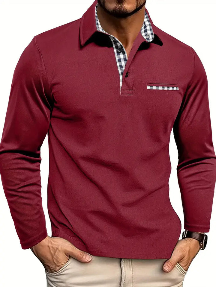 Idris - Soft-Touch Long-Sleeve Polo