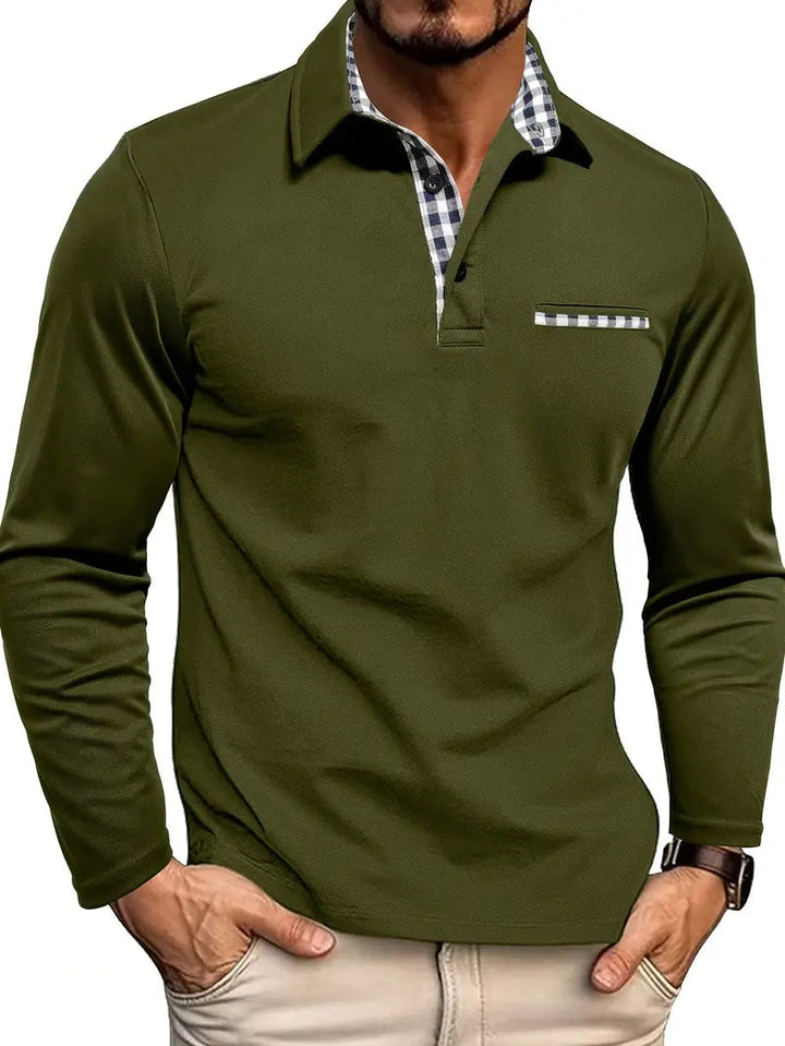 Idris - Soft-Touch Long-Sleeve Polo