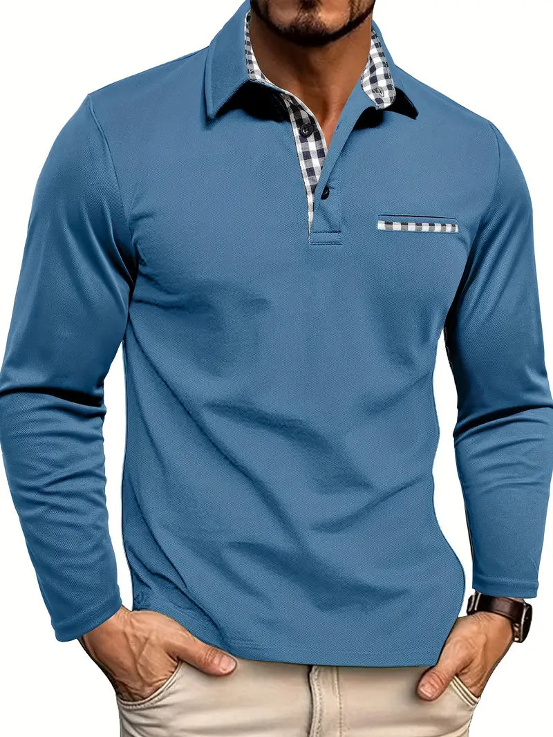 Idris - Soft-Touch Long-Sleeve Polo