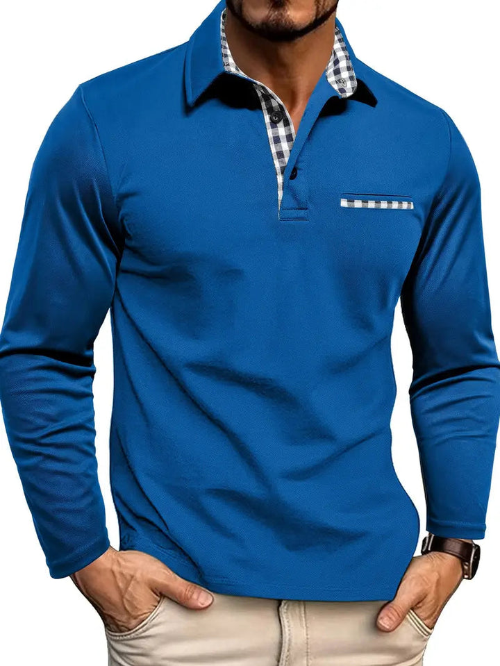 Idris - Soft-Touch Long-Sleeve Polo