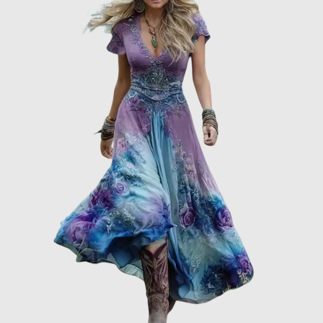 Karisa - Embroidered Corset Dress