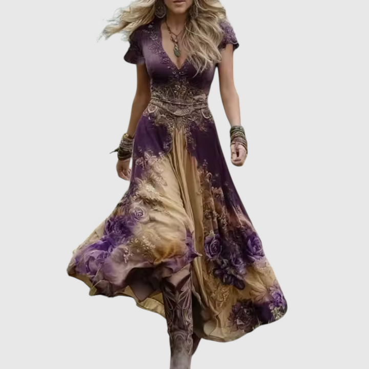 Karisa - Embroidered Corset Dress