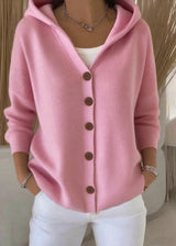 Alsira - Soft-Touch Hooded Cardigan
