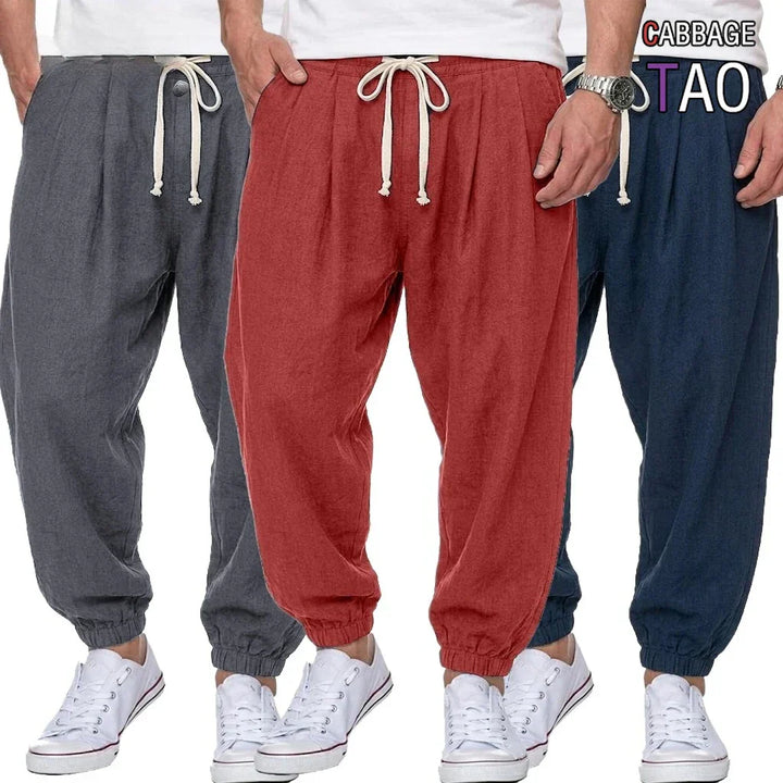 Isaac - Lightweight Drawstring Trousers