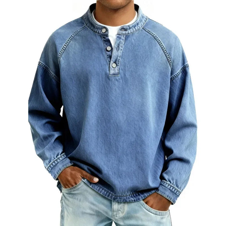 Laren - Soft-Touch Vintage Button-Down Shirt
