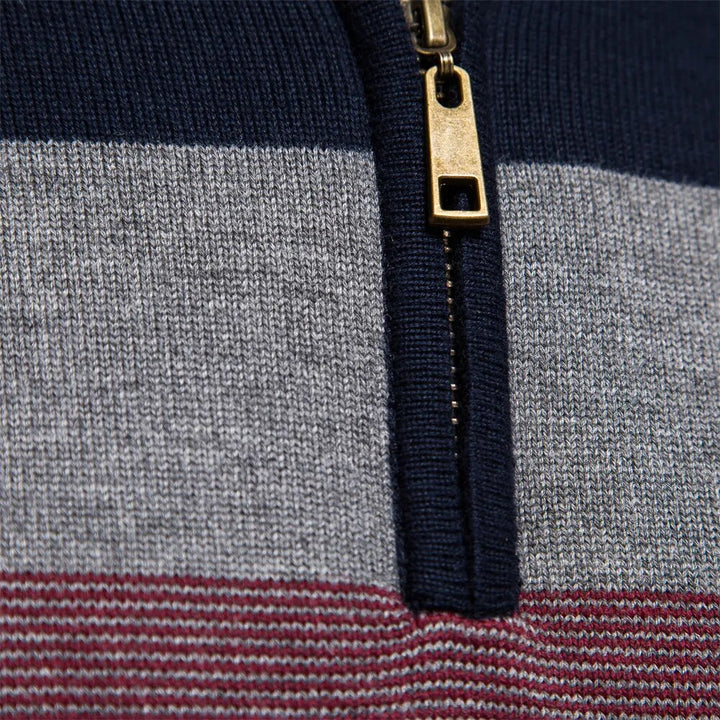 Sylvar - Stretch-Knit Quarter-Zip Sweater